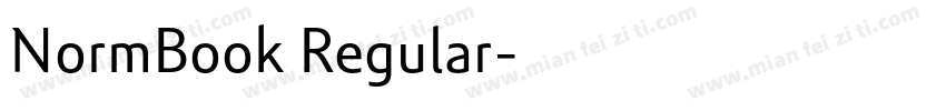 NormBook Regular字体转换